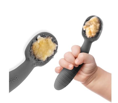 купить Посуда для кормления BabyJem 903 Lingura My First Spoon Grey в Кишинёве 