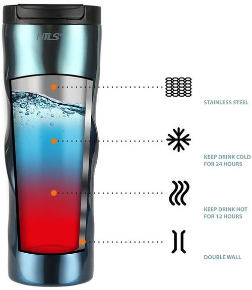 cumpără Termos Nils 13292 Sticla-termos 500ml NCB22 Blue (15-02-034) în Chișinău 