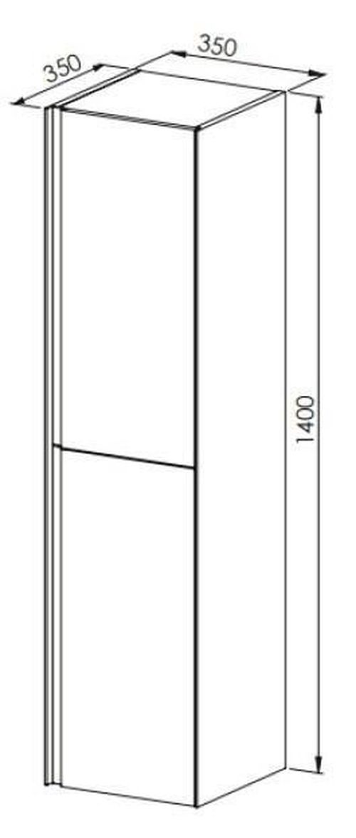 купить Шкаф-пенал Martat Rino (oak/antracit) в Кишинёве 