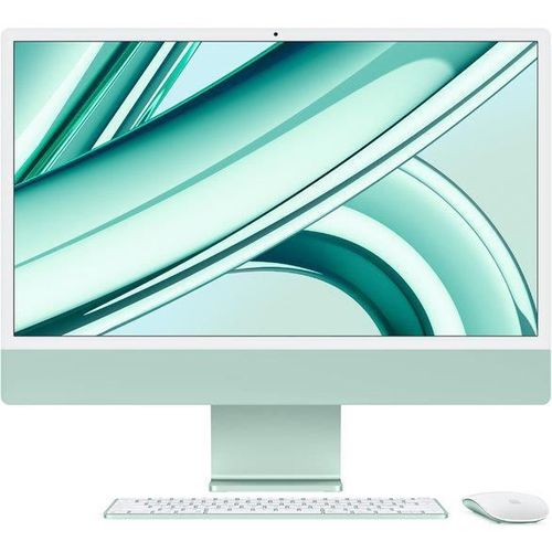 cumpără Monobloc PC Apple iMac 24" Retina 4.5K M3 8c/8g 256GB Green MQRA3 în Chișinău 