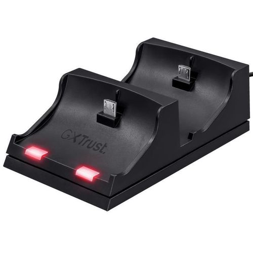 купить Аксессуар для игровых приставок Trust GXT 235 Duo Charging Dock for PS4 в Кишинёве 