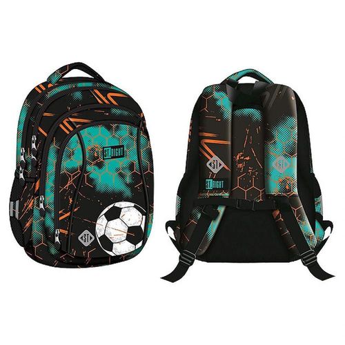 купить Детский рюкзак St.RIGHT 57796 Ghiozdan scolar 27x17x39cm, Turbo Kick в Кишинёве 