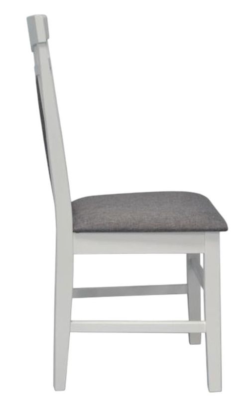 cumpără Scaun Evelin di Costacurta Deepa R White (Обивка- NV-10 WP grey) în Chișinău 