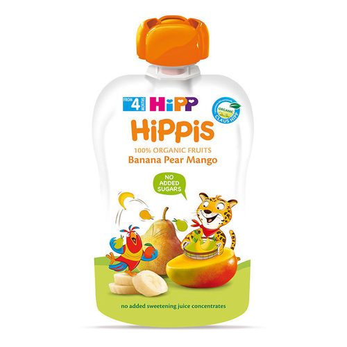 HIPPiS Banana, para, mango (4 luni+) 100 g 