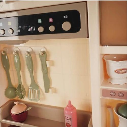 купить Игровой комплекс для детей Essa 889-212 Set Bucătărie Modern Kitchen (lumină/sunet), 65 elem. в Кишинёве 