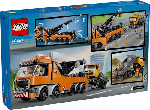 cumpără Set de construcție Lego 60467 City: Camion de tractare de mare tonaj cu macara în Chișinău 