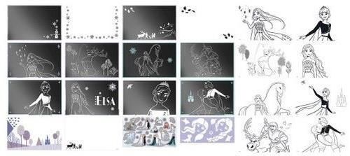 cumpără Set de creație Totum 681439 Frozen Caiet de scratching, 61873 în Chișinău 