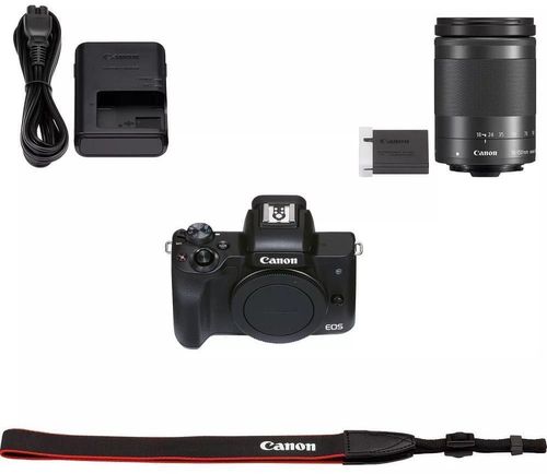 купить Фотоаппарат беззеркальный Canon EOS M50 Mark II + 18-150 f/3.5-6.3 IS STM Black в Кишинёве 