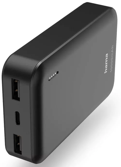 купить Аккумулятор внешний USB (Powerbank) Hama 201708 PowerPack 10000 mAh Pocket в Кишинёве 