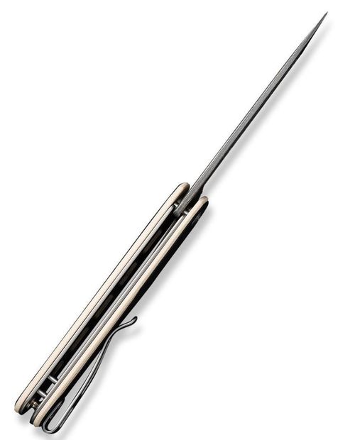 купить Нож походный Civivi C23015-DS1 KwaiQ, lamă Damascus, G10, liner lock в Кишинёве 