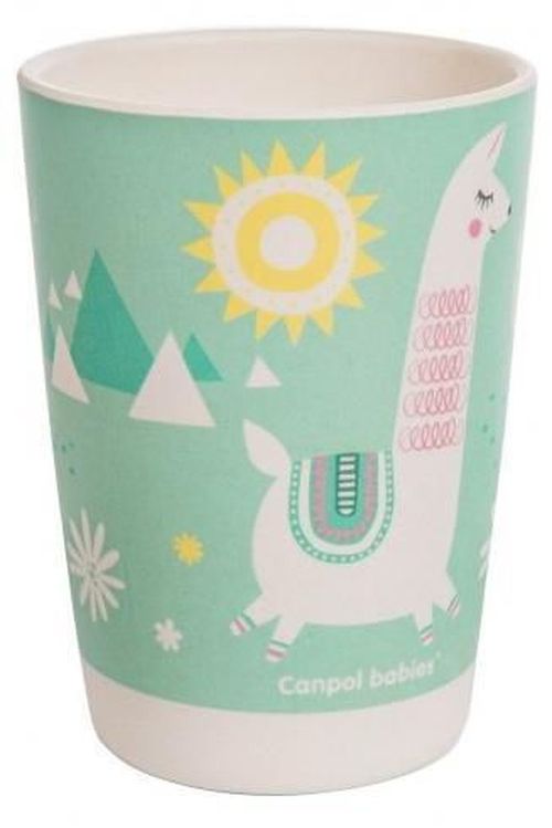 купить Посуда для кормления Canpol 9/213 Набор бамбуковой посуды 5 элементов Лама в Кишинёве 