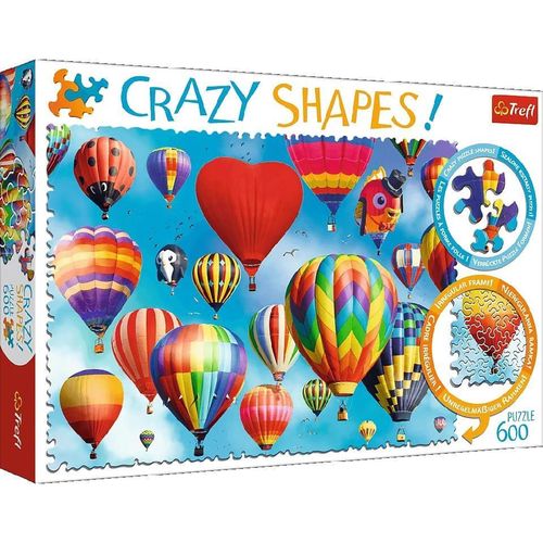 купить Головоломка Trefl 11112T Puzzles 600 Colourful balloons в Кишинёве 