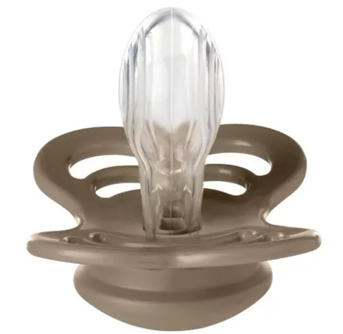 cumpără Suzetă BIBS 160399 Set 2 suzete simetrice din silicon Supreme Dark Oak/Evergreen (0-6 luni) în Chișinău 