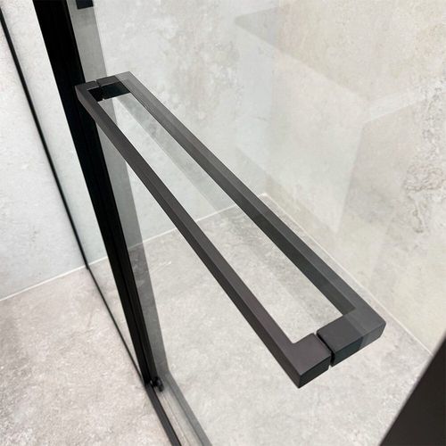cumpără Cabină de duș Linia H2O Ritmo 1200x800x1900 6мм универсальный черный în Chișinău 