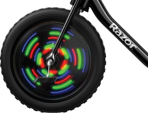 купить Детский карт Razor 20073395 RipRider 360 Lightshow, Black в Кишинёве 