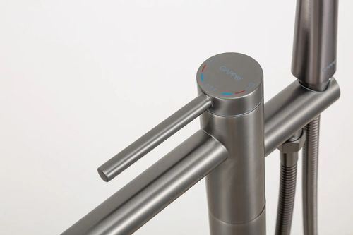 cumpără Baterie pentru cadă Gappo G3006-9 Grafit cada Freestanding în Chișinău 