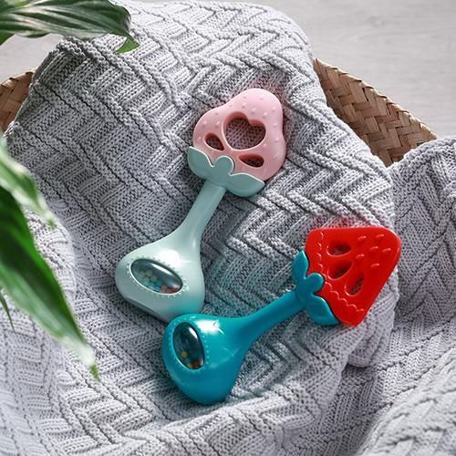 купить Игрушка-прорезыватель BabyOno 0499/03 Inele dentitie Strawberry в Кишинёве 