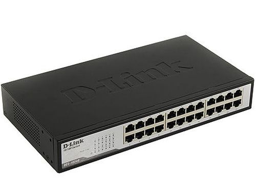 cumpără D-Link DES-1024D/G1A L2 Unmanaged Switch with 24 10/100Base-TX ports, 8K Mac address, Auto-sensing, Metal case în Chișinău 