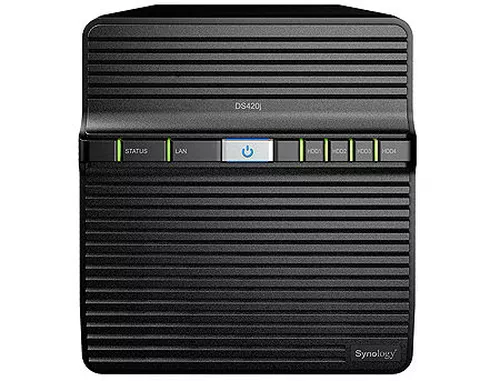 купить Synology DiskStation DS420j, 4-bay NAS Server for Personal/Home, CPU QuadCore 1.4GHz, 1GB DDR4, 4 x 3.5" or 2.5" SATA3, 2xUSB 3.0, Gigabit LAN (retelistica NAS pentru HDD/сетевой дисковый накопитель для HDD) в Кишинёве 