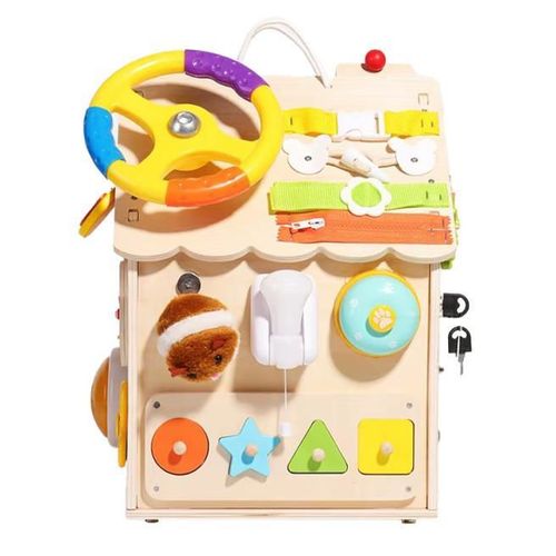 купить Развивающая доска New World SY-S034 Busyboard Casă cu volan, 224100 в Кишинёве 