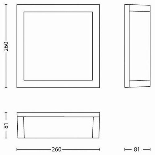 cumpără Aplică exterior Philips 915002148103 SKIES 42 Вт în Chișinău 