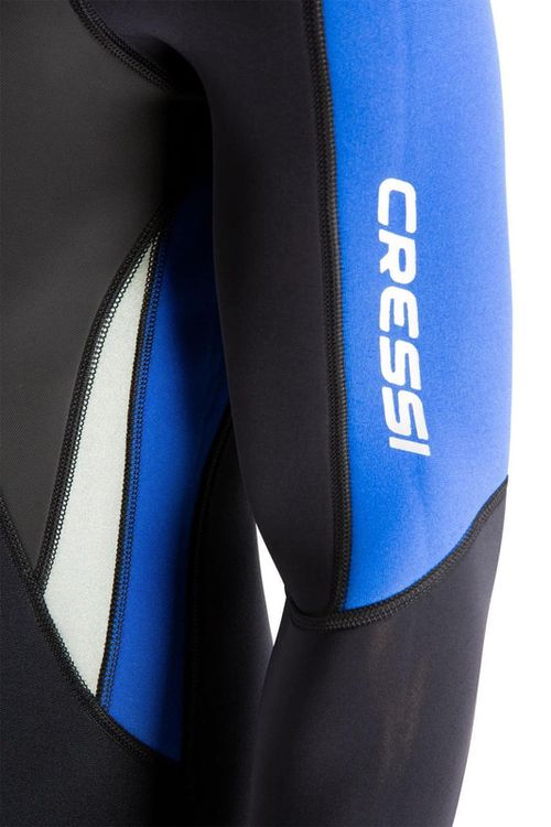 купить Аксессуар для плавания Cressi-Sub Morea Wetsuit (Bărbați) 3mm Black/Blue L/4 (Lu476004) в Кишинёве 