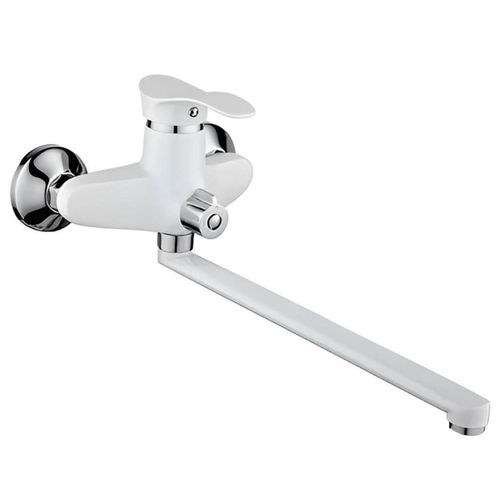 купить Смеситель для ванны Sandy 49012 Ergo pipa lunga, 30F, alb mat в Кишинёве 