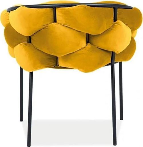 купить Стул Signal Norte velvet czarny stelaz/curry bluvel 68 в Кишинёве 