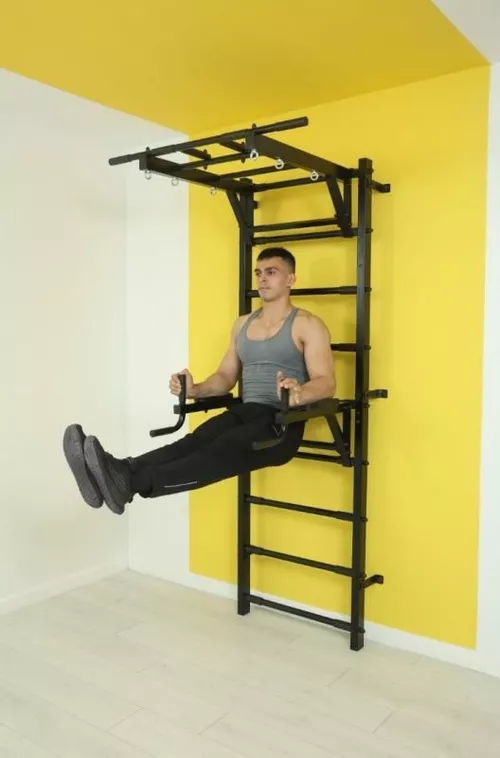 купить Шведская стенка Romana DSK (11.05.07+11.05.03+11.05.08) Black Matt шведская стенка в Кишинёве 