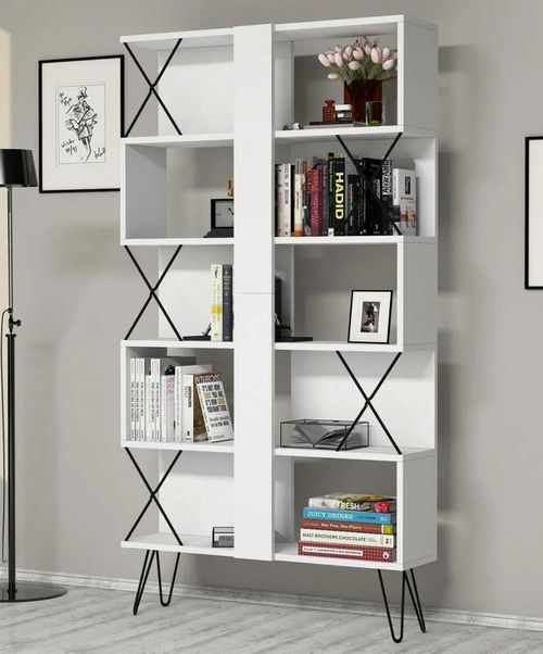cumpără Raft de birou Trendy Extra, Alb 90x167x22cm, raft de carti în Chișinău 