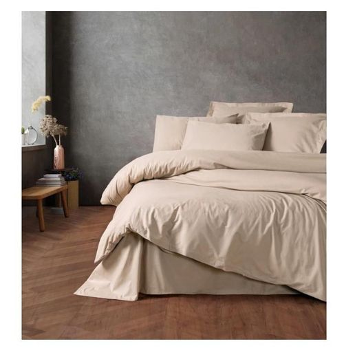 cumpără Lenjerie de pat Cotton Box Plain Beige Ranfors (2 persoane Euro) în Chișinău 