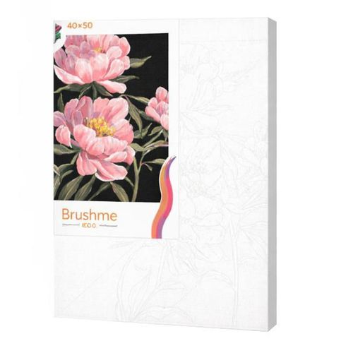 купить Картина по номерам BrushMe BS54305 40x50cm Eco, Limba bujorilor в Кишинёве 