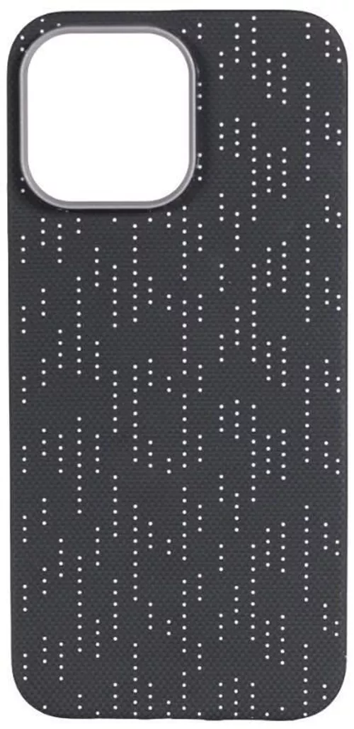 купить Чехол для смартфона Vanta Carbon Silkscreen Fleck Magsafe for iPhone 16, Galaxy White в Кишинёве 
