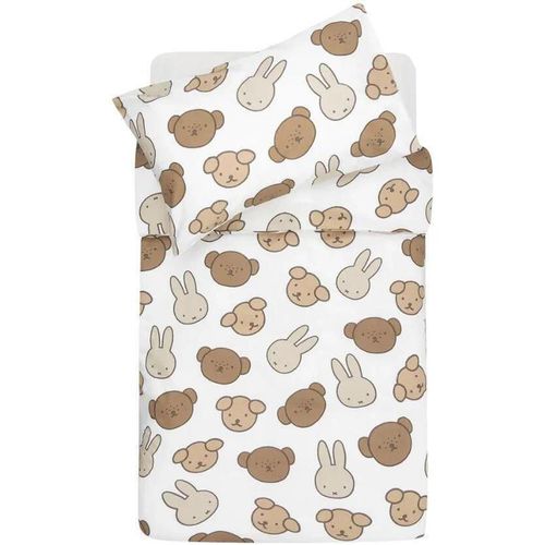купить Детское постельное белье Jollein 003-005-68047 Set husa pentru plapuma si perna Miffy and Friends, 140x100cm в Кишинёве 
