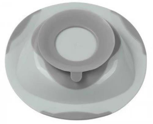 купить Посуда для кормления BabyOno 1062/03 Farfurie cu ventuza gri в Кишинёве 
