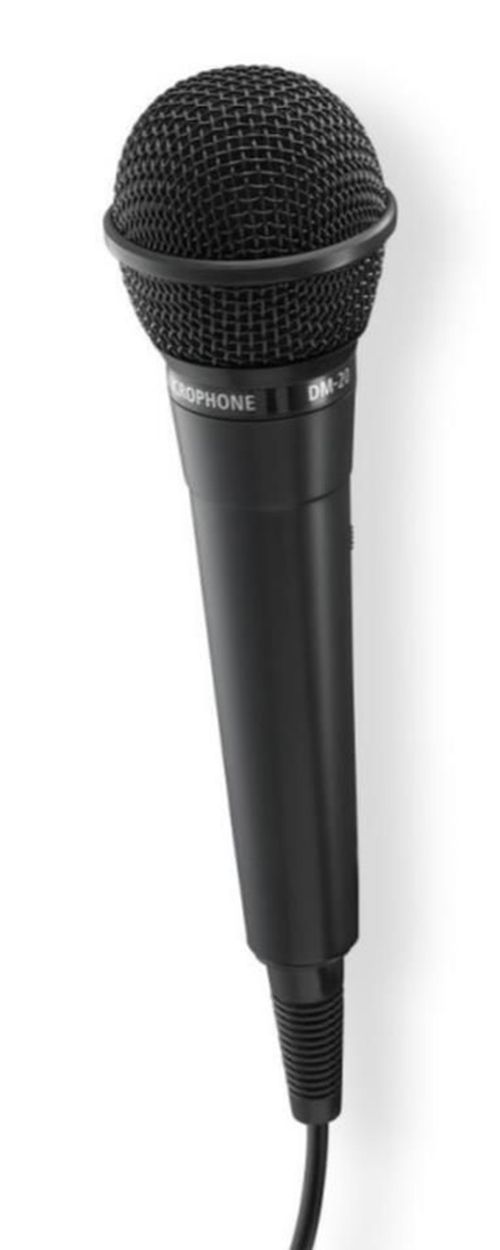 купить Микрофон Hama 46000 “Party” Dynamic Microphone, Jack 2.5m+Adapter On/Off в Кишинёве 