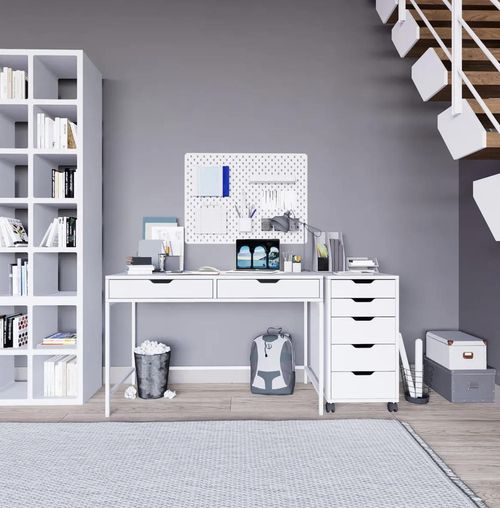 cumpără Masă de birou Trendy Duru Set 1600-49, 120x77,4x55cm în Chișinău 