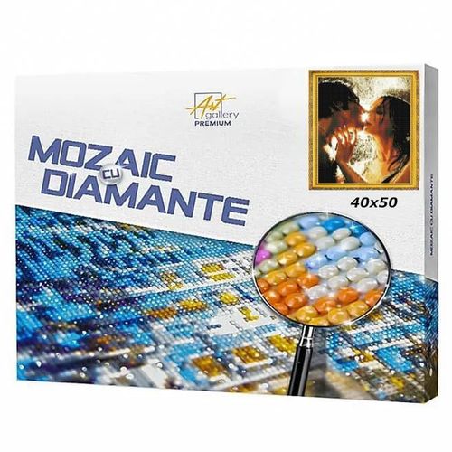 купить Картина по номерам Art Gallery GA79811 Mozaic cu diamante 40x50cm Sarut in lumina soarelui в Кишинёве 