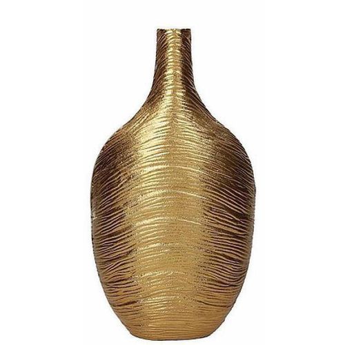 cumpără Decor Promstore 54651 Vaza din ceramica Dune H41cm aurie în Chișinău 