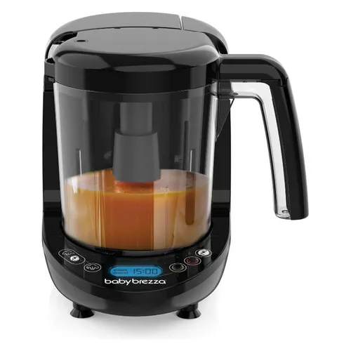 купить Пароварка-блендер BabyBrezza BRZ0258 Food Maker Deluxe Black в Кишинёве 