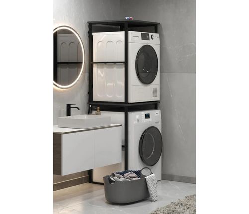 купить Аксессуар для ванной Bofigo Стеллаж для стиральной машины 12-72-08 Anthracite в Кишинёве 