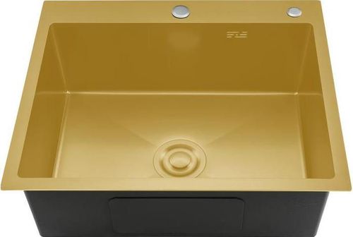 купить Мойка кухонная Gappo GS6050-3 SATIN GOLD в Кишинёве 