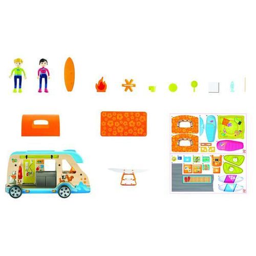 купить Игровой комплекс для детей Hape E3407 Set de joaca Furgoneta de aventuri в Кишинёве 