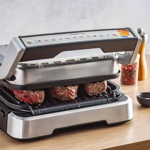 купить Гриль-барбекю электрический Tefal GC772D30 OptiGrill 2in1 Inox в Кишинёве 