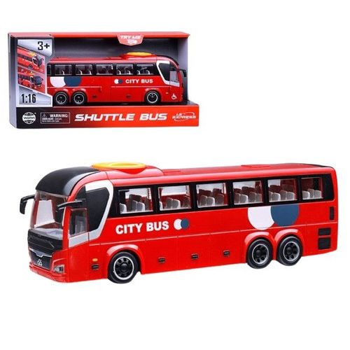 купить Машина Wenyi WY1107B 1:16 Autobuz inerțial Urban (lumină/sunet) в Кишинёве 