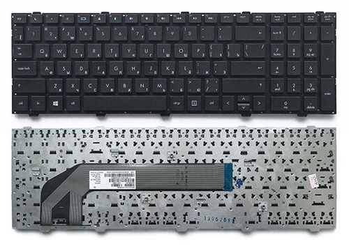 купить Keyboard HP ProBook 4540s 4545s 4740s 4745s w/o frame "ENTER"-small ENG/RU Black в Кишинёве 