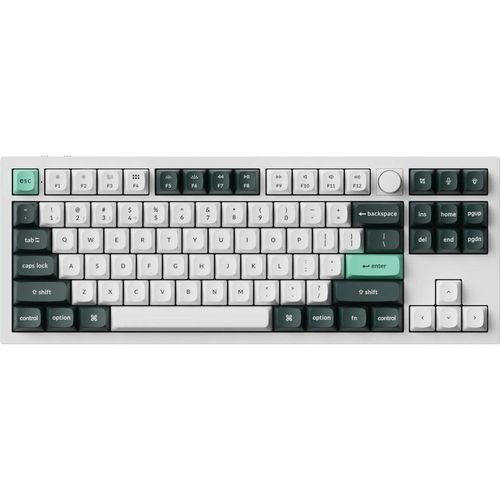 купить Клавиатура Keychron Q3 HE QMK Wireless Custom Full-Metal Mechanical Keyboard (Q3H-P1), Shell White в Кишинёве 