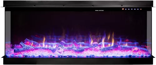 cumpără Șemineu electric ArtFlame Haiti 60, 533x1524x332 mm, Negru în Chișinău 