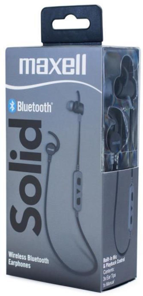 cumpără Căști fără fir Maxell MXSSOLIDB SOLID BT100 BLACK în Chișinău 