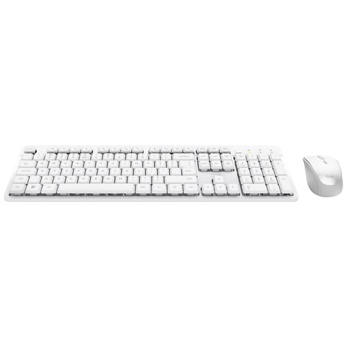 купить Клавиатура + Мышь Trust ODY II Wireless Silent Keyboard and Mouse Set, White в Кишинёве 